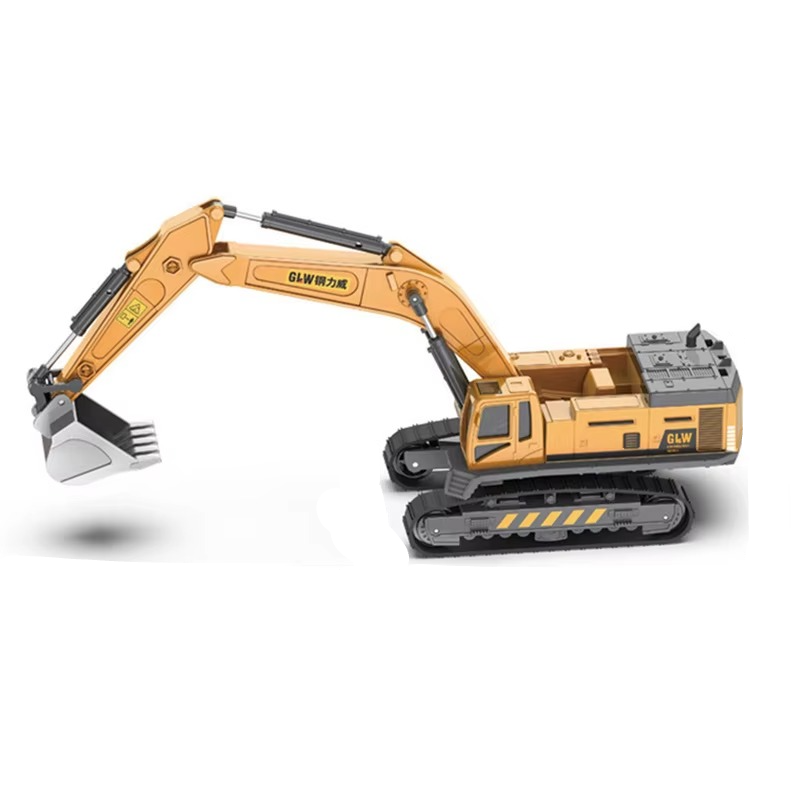 S2f76f6c6a52242149c4ebbc192b63842N Excavator playset™- Creativiteit&Leuk - Bouwplaats Speelset Graafmachine | Educatief Speelgoed - Afbeelding 1