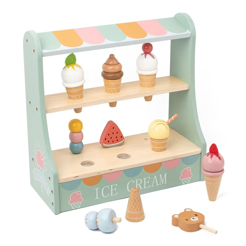 S3c908f72e0c24264a15f4f86864dac5bB Ice Cream Playset™ - Creatief&Leerzaam - IJsjes Speelset Ijssalon | Educatief Speelgoed - Afbeelding 1