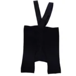 Mini Fashion™ - Handige Schouderbanden - Korte Panty Zwart / S (6-12 maanden) | Educatief Speelgoed