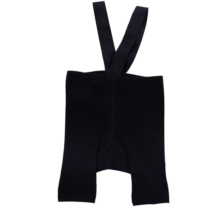 S46fdc98feb8e441a90924eb0232bcef73 Mini Fashion™ - Handige Schouderbanden - Korte Panty Zwart / S (6-12 maanden) | Educatief Speelgoed - Afbeelding 1