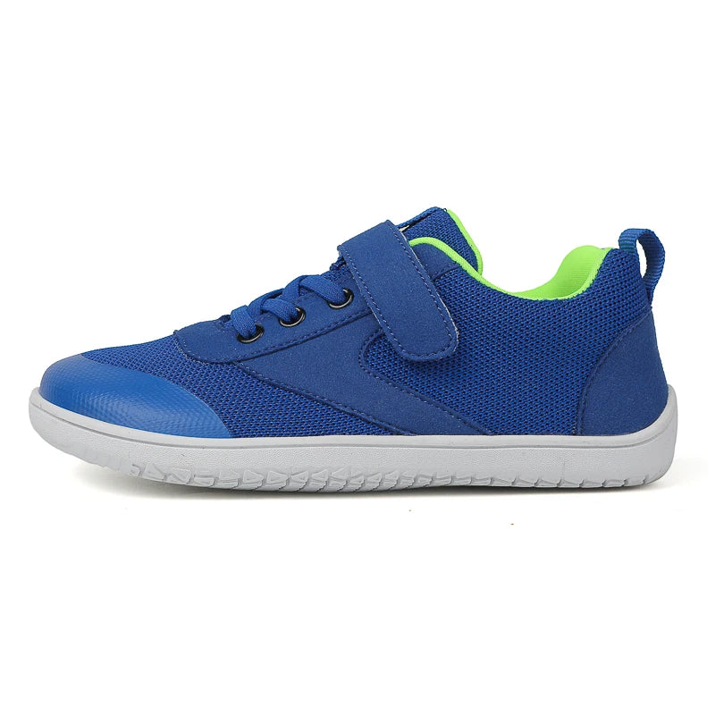 S5d42e34fe4e4451b9e789c17860dc008T Barefoot– Breed&Lichtgewicht– Barefoot Kindersneakers Blauw / 36 (9-10 jaar) | Educatief Speelgoed - Afbeelding 1