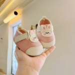 Mini Fashion™ - Veilig&Comfortabel - Baby Schoentjes Roze / 18 (0-4 maanden) | Educatief Speelgoed