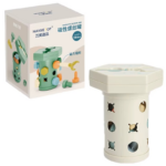 Magnet Toys™ - Creativiteit&Motoriek - Montessori Schuif- en Schroefplezier Grijs | Educatief Speelgoed