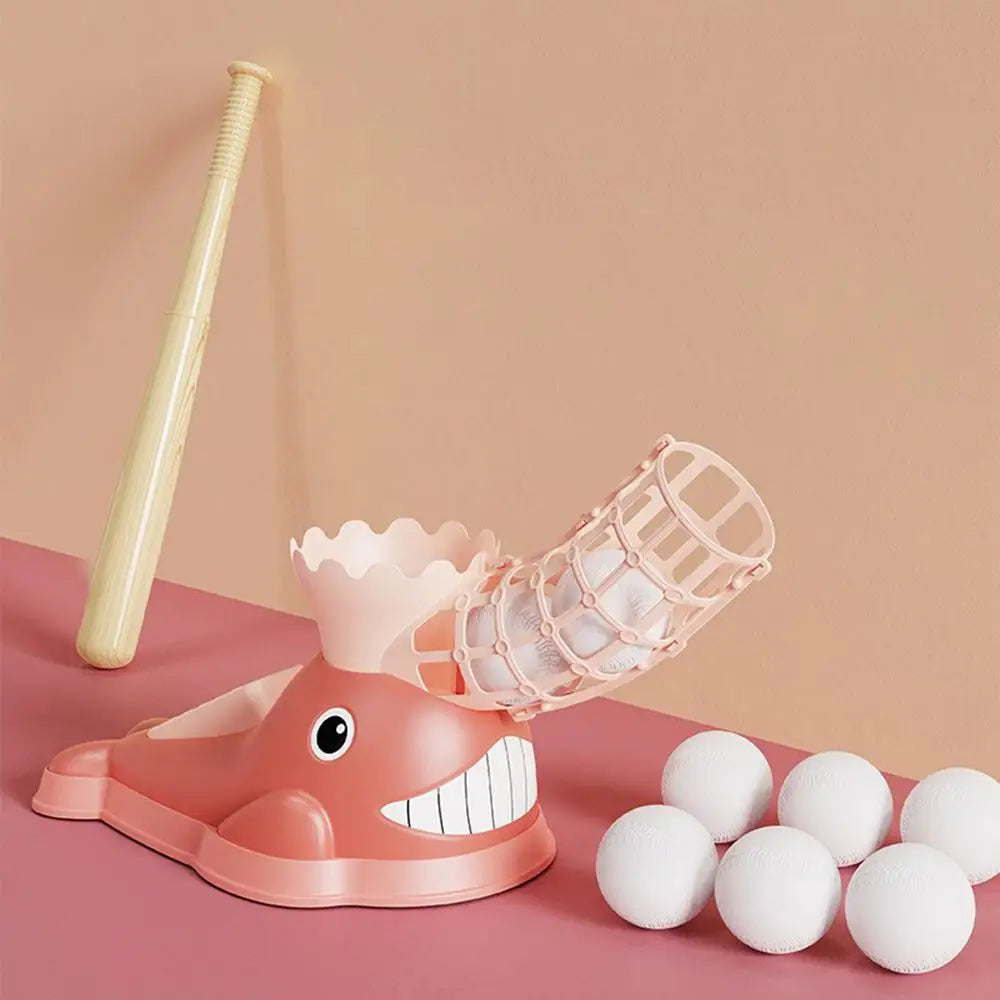 S8a9e5f851169459e84154694b97d3170j Baseball Trainer™ - Speel&Leer - Automatische Honkbalwerper Roze | Educatief Speelgoed - Afbeelding 1