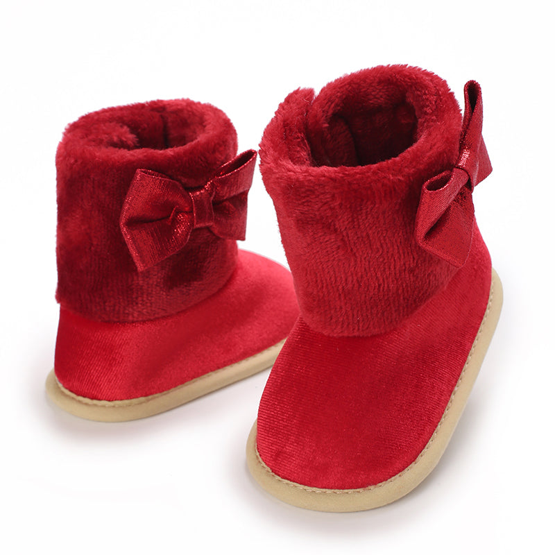 S8e82acf46c344fcca45fe88a33ce28254 Mini Fashion™ - Kerst Kinder Pantoffels Rood / 21 (0-6 maanden) | Educatief Speelgoed - Afbeelding 1