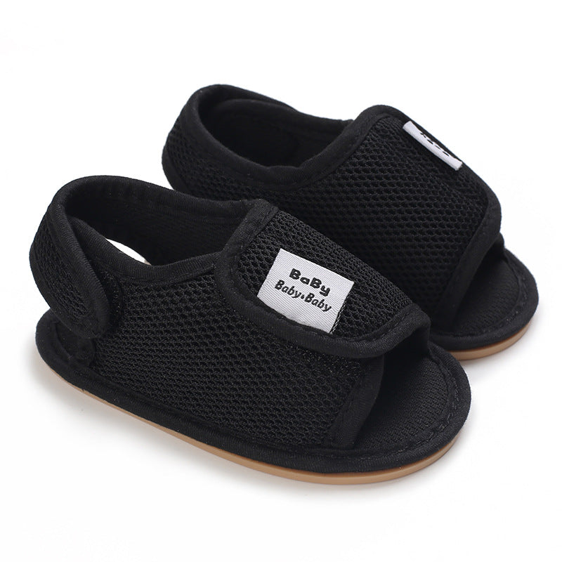 Saad5b86dece14d9aacbdd5de438b8027P LittleSteps– Comfort&Veiligheid– Ademend Baby Sandalen Zwart / 18 (9–12 maanden / 13 cm) | Educatief Speelgoed - Afbeelding 1