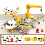 SkyMasters– Avontuur&Ontwikkeling– Interactief Beroepsvliegtuig Speelset Geel | Educatief Speelgoed