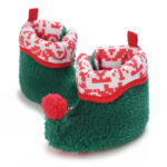 Mini Fashion™ - Kerst Kinder Pantoffels Groen / 21 (0-6 maanden) | Educatief Speelgoed
