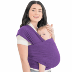ComfortCarry– Rugvriendelijk Dragen – Ergonomische Baby Draagdoek Paars | Educatief Speelgoed