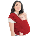 ComfortCarry– Rugvriendelijk Dragen – Ergonomische Baby Draagdoek Rood | Educatief Speelgoed