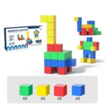 Magnet Toys– Leren&Bouwen– Magnetische Bouwblokken 32 Blokken | Educatief Speelgoed
