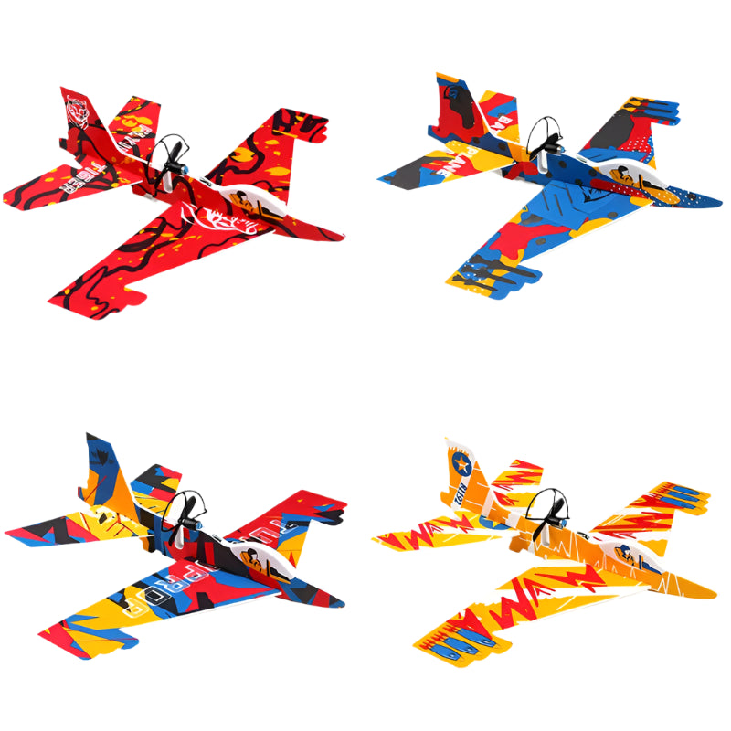 Sdca5e343ad9d4821b8a48a3dbd6decedP SkyGlider - Licht&Snel - Zweefvliegtuig Speelgoed Type A - 1 Stuk Willekeurige kleur | Educatief Speelgoed - Afbeelding 1