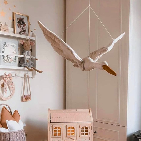 UYJuAc681b38541174ffbbaa254a4fa0e3c60m Little Haven™ - Speciaal voor kinderkamer - Decoratie Zwaan Bruin | Educatief Speelgoed - Afbeelding 1