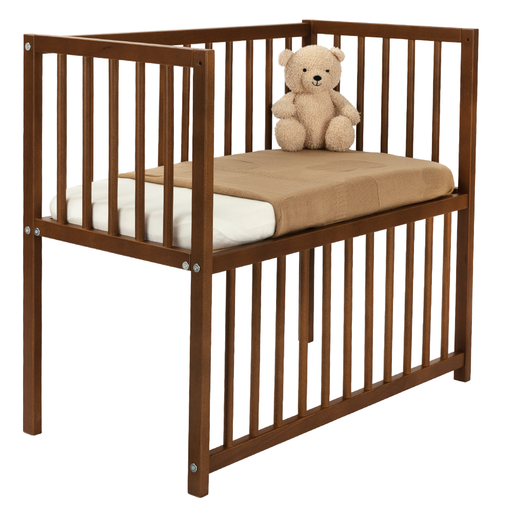 Co-Sleeper Colorfull Home Dewi Linea Classic Open Walnut Co-Sleeper Colorfull Home Dewi Linea Classic Open Walnut - Afbeelding 1