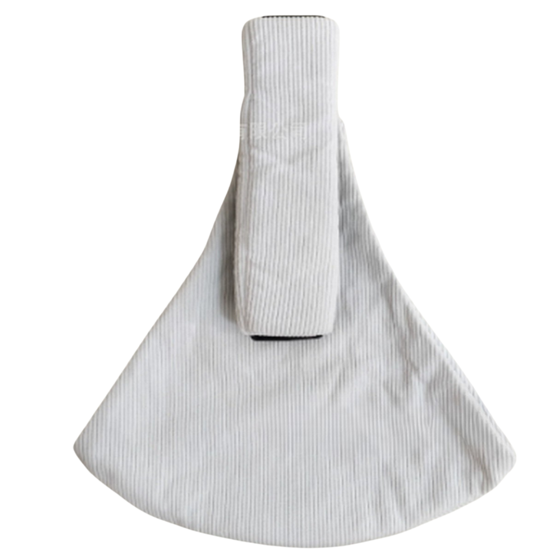 White_Rib_-_Baby_Carry_Sling Baby Carry Sling™ - Verstelbare draagzak - Heupdrager Wit Rib | Educatief Speelgoed - Afbeelding 1