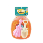 Foldable Beach Toys™ – Zomer Zandpret – Strandset Kinderen 4 Stuks Set A | Educatief Speelgoed