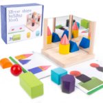 Reflection Play™ – Spiegelen&Leren– Puzzelblokken met spiegel Grote Blokken | Educatief Speelgoed
