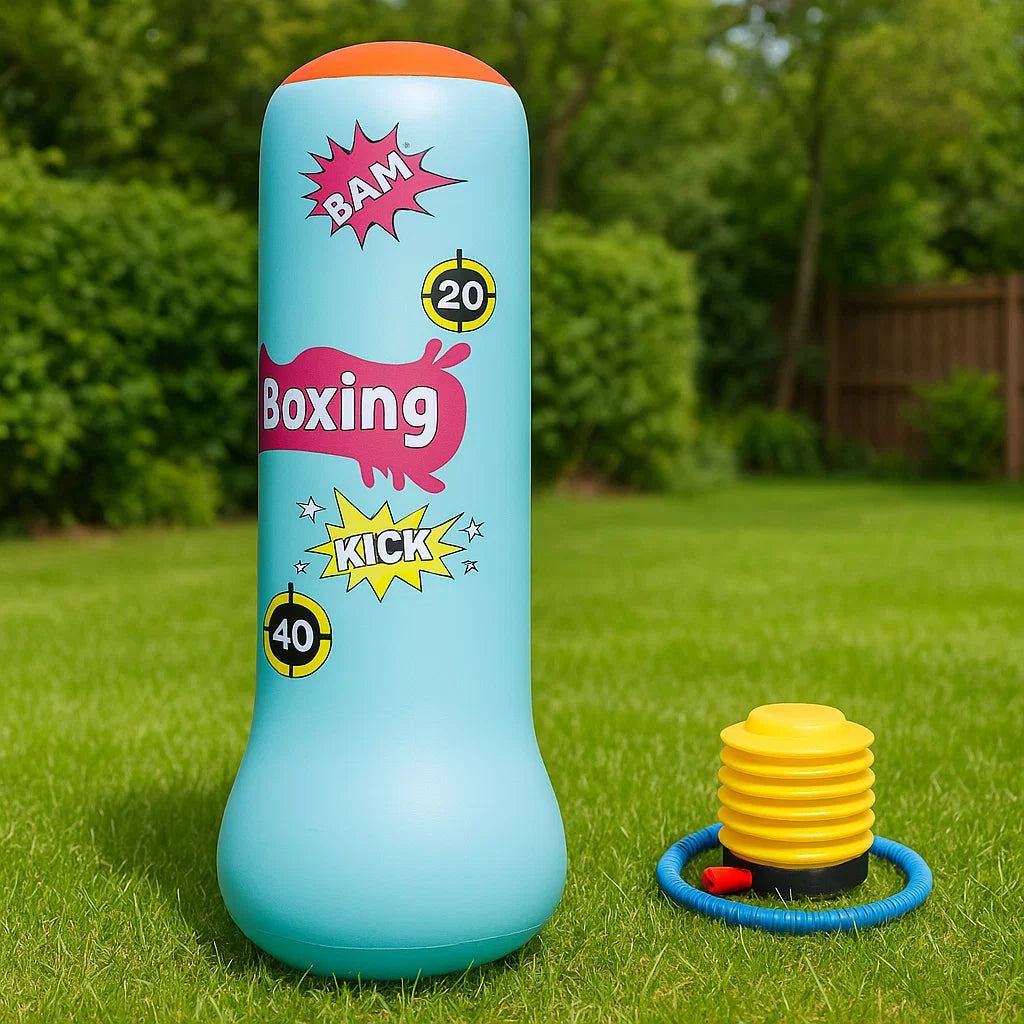 assets_task_01k4pvy278evwa1g4mvk6zf67v_1757409211_img_0_dbda252c-8d45-404a-9a70-ba47beeb641b BopBag– Leuk&Actief– Opblaasbare Bokszak met handschoenen Blauw | Educatief Speelgoed - Afbeelding 1