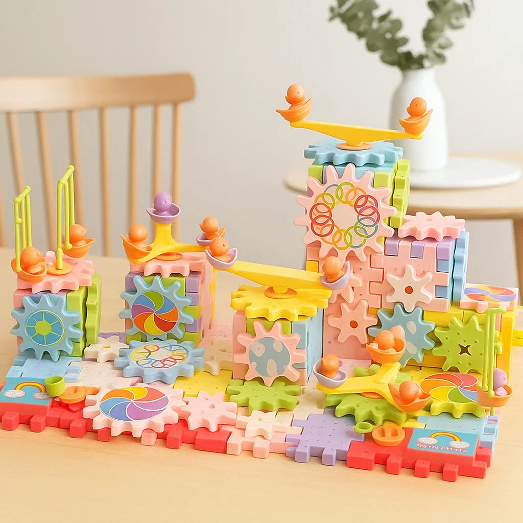assets_task_01k4sqz5kmepcat6zcty8f6r6q_1757505727_img_1 GearTrack– Elektrisch&Educatief– Bouwblokken Speelset 166 stuks | Educatief Speelgoed - Afbeelding 1