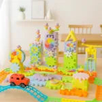 GearTrack– Elektrisch&Educatief– Bouwblokken Speelset 203 stuks | Educatief Speelgoed