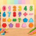 AlphaBlocks– Houten&Educatief– 3D-letterpuzzel Vormen&Getallen | Educatief Speelgoed