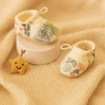 TinyTrend– Modieus&Licht– Pasgeboren Schoentjes Bloemen / S (10 cm / 0–6 maanden) | Educatief Speelgoed