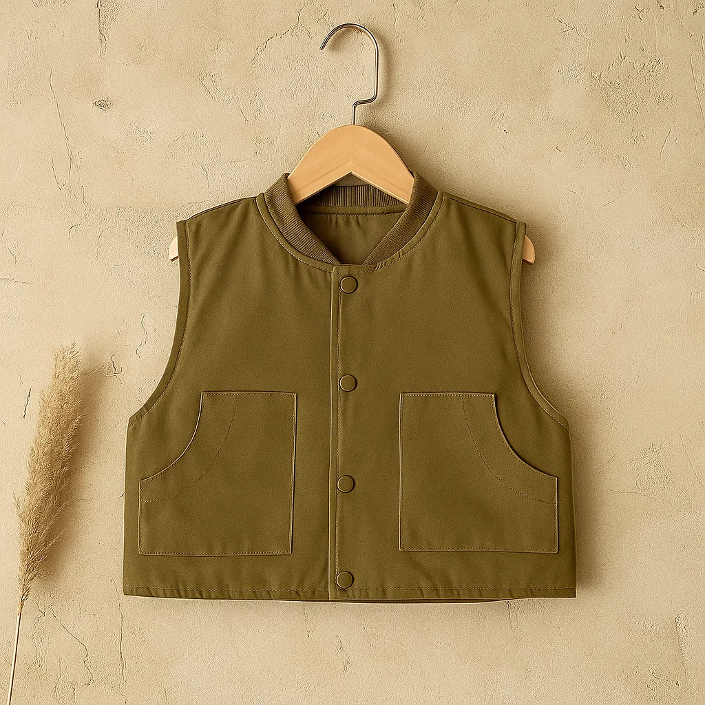 assets_task_01k73w5tece0pt78mczhmxgdxw_1759993129_img_0 FleeceWear– Comfortabel&Modern– Bodywarmer Groen / 120 (5 jaar) | Educatief Speelgoed - Afbeelding 1