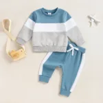 KidoFlex– Casual&Comfortabel– Sweatshirt met Joggingbroek Blauw / 100 (2–3 jaar) | Educatief Speelgoed