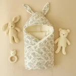 SnuggleBear– Geborgenheid&Comfort - Inbaker wikkeldeken Vintage tuin | Educatief Speelgoed