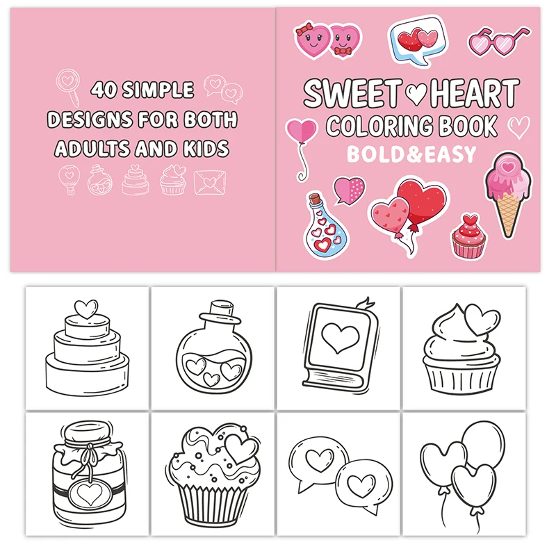 ats30465 Coloring Book™ - creatief kleurplezier - Kleurboek Liefdes Kleurboek | Educatief Speelgoed - Afbeelding 1