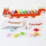 Sensory Color Sticks™ – Kleuren&Dieren– Kleuren Sorteer Spel Eekhoorn | Educatief Speelgoed