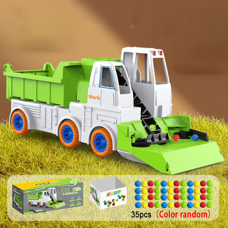 ats30524_c Power Mixer Truck™ – Draai&Bouw Pret– Speelgoed Bouwvoertuig Dumpwagen 35 stuks | Educatief Speelgoed - Afbeelding 1
