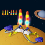 Air Rocket - Spring&Lanceer - Raket Speelgoed Dubbel / Ja | Educatief Speelgoed