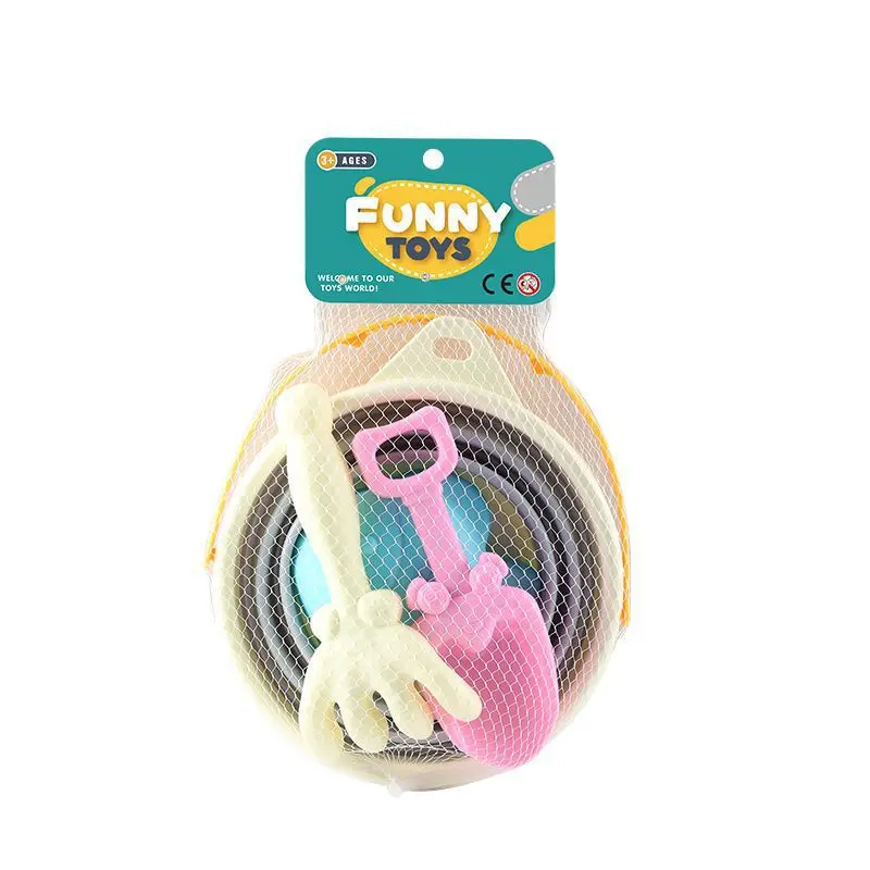 b_4pcs_set Foldable Beach Toys™ – Zomer Zandpret – Strandset Kinderen 4 Stuks Set B | Educatief Speelgoed - Afbeelding 1