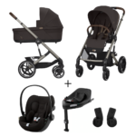 Kinderwagen Cybex Balios S Lux Chocolate Brown/Brown + Autostoel Cloud G I-Size&Base