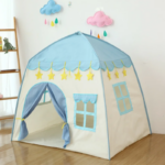 Tipi Princess Castle™ – Opvouwbare Speeltent - Speelhuisje voor Kinderen Blauw | Educatief Speelgoed