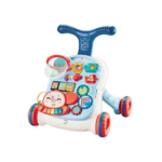 BabyWalker– Veilig&Interactief– 3-in-1 Baby Looptrainer&Speelcentrum Blauw | Educatief Speelgoed