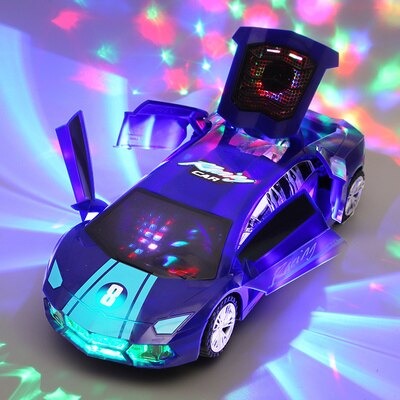 blue_coche-de-policia-de-juguete-para-nino-y_variants-2 Supercar Toy™ - Bewegend en Lichtgevend - Speelgoedauto Blauw | Educatief Speelgoed - Afbeelding 1