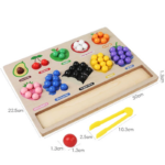 Toddler Clips™ - Fruit&Vorm Match - Sorteerspel Standaard Set | Educatief Speelgoed