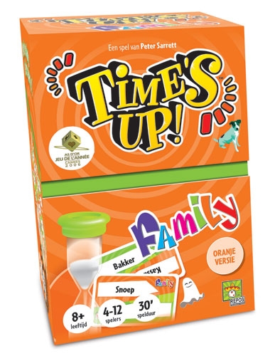 Time's up Family oranje (Belgische versie) - Repos Production Kaartspel|Partyspel Time's up Family oranje (Belgische versie) - Repos Production Kaartspel|Partyspel - Afbeelding 1