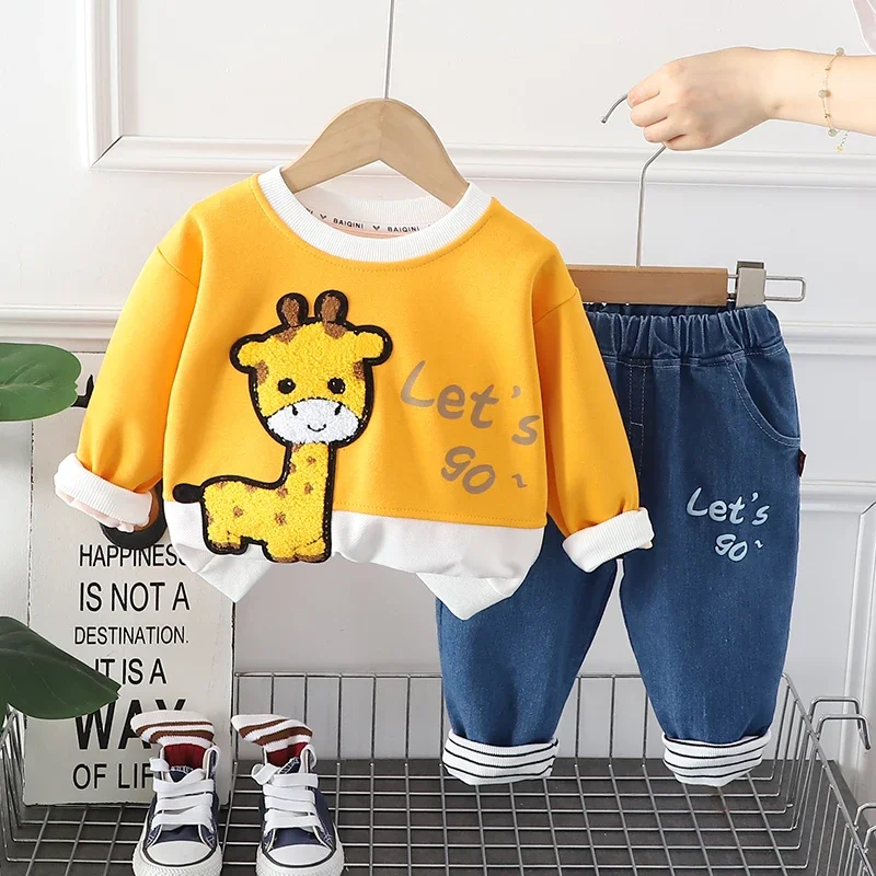 bqn_3se_yellow Mini Fashion™ – Zacht&Stoer– Kinder Kledingset Geel / 80 (4-12 maanden) | Educatief Speelgoed - Afbeelding 1