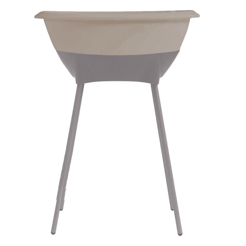 Set | Bad Luma Almond met Badstandaard Luma Chalk Brown Set | Bad Luma Almond met Badstandaard Luma Chalk Brown - Afbeelding 1