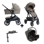 Kinderwagen Joie Signature Vinca Maple met Autostoel I-Snug I-Size Shale&Base