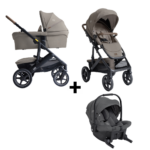 Kinderwagen Joie Signature Vinca Maple met Autostoel Sprint Ebony