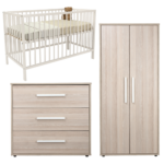 Babykamer Colorfull Home Noah met Meegroei Ledikant Luca V2 Pure White