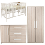 Babykamer Colorfull Home Noah XL met Meegroei Ledikant Luca V2 Pure White