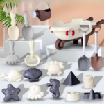 Beach Set™ - Stimuleer Creativiteit&Vaardigheden - Strandplezier Set voor Kinderen 18 stuks (incl. kruiwagen) | Educatief Speelgoed