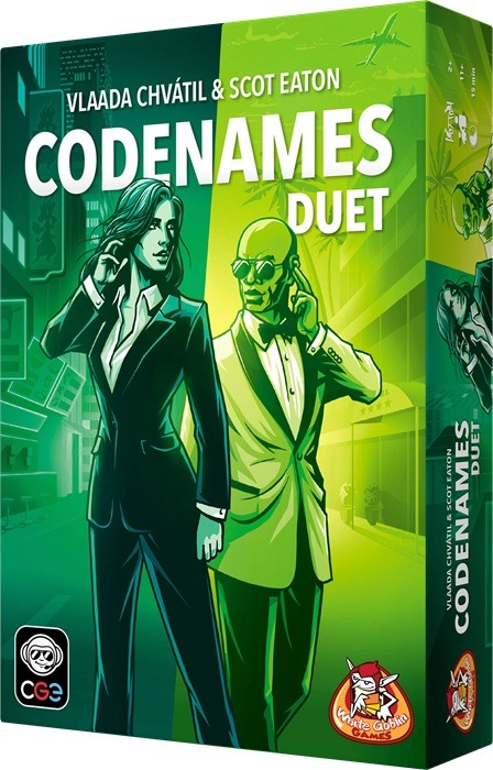 Codenames Duet (nieuw artwork) - White Goblin Games Taalspel|Coöperatief Codenames Duet (nieuw artwork) - White Goblin Games Taalspel|Coöperatief - Afbeelding 1