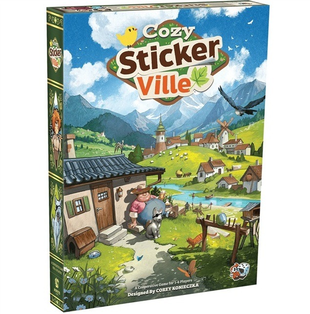 Cozy Stickerville - Bordspel Cozy Stickerville - Bordspel - Afbeelding 1