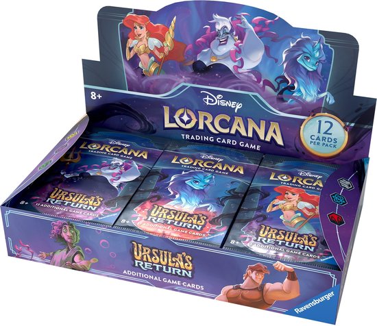 Disney Lorcana Boosterbox - Ursula's Return (= 24 boosterpacks) - Ravensburger Collectible Card Games - Afbeelding 1